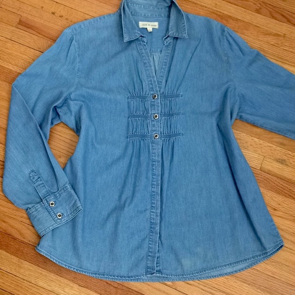 Anthropologie Tops - Anthropologie cloth & stone soft chambray tunic